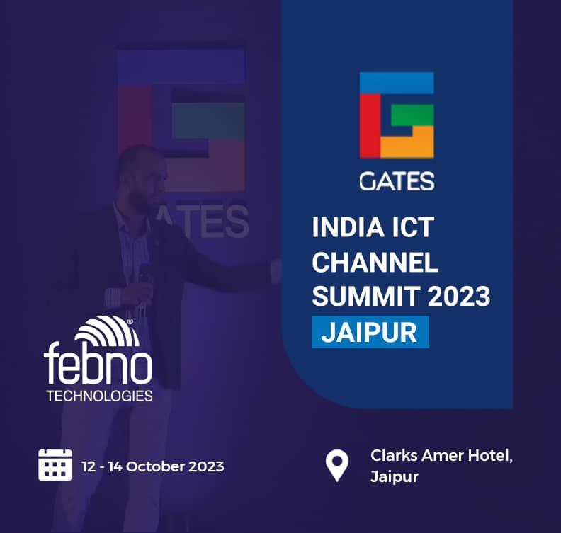 Febno To Exhibit SaasOrder at GATES India ICT Channel Summit 2023 in Jaipur